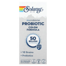 Solaray, Mycrobiom-Probiotikum-Kolon-Formel, 50 Milliarden, 30 VegCaps