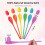 Egg Spoon Race Game Set Wooden 12 Pieces 4