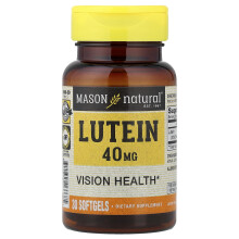 Mason Natural, Lutein, 40 mg, 30 Mjuka Gelatiner