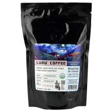 Pure Indian Foods, Luru Coffee, Whole Beans, Medium-Dark Roast, 8 oz (226 g)