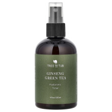 Tree To Tub, Tonik do Cery bez Alkoholu, Węża, Woda Różana, Zielona Herbatka, dla Suchych, Wrażliwych Cery, 4 fl oz (120 ml)