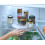 Lazy Susan rotating fridge organizer clear blue 5