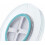 Lazy Susan rotating fridge organizer clear blue 6