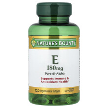 Nature's Bounty, Βιταμίνη E, 180 mg, 120 Rapid Release Softgels