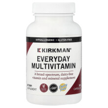 Kirkman Labs, Daglig Multivitamin, 180 kapsler