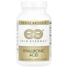Source Naturals, Skin Eternal, Hyaluronisk Syre, 120 Tabletter