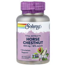 Solaray, Vital-Extrakte, Rosskastanie, 400 mg, 120 VegCaps