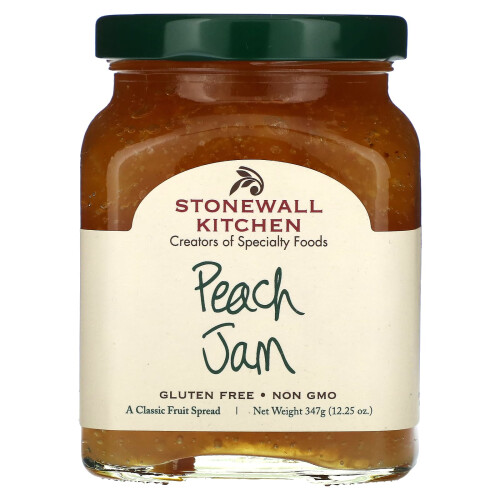 Stonewall Kitchen, Peach Jam, 12,25 oz (347 g)