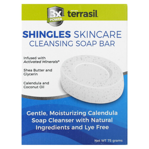 Terrasil, Shingles Δερματολογική Καθαρισμός Σαμπουάν Μπαρ, 75 g
