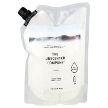 The Unscented Company, Lotion, Ręce + Ciało, Refill, Bez zapachu, 33,8 fl oz (1 l)