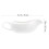 White Ceramic Syrup Dispenser 2 pcs 6.3 x 2.6 x 1.8 in 5