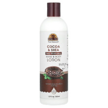 Okay Pure Naturals, Hånd & Krop Lotion, Kakao & Shea, 12 fl oz (355 ml)