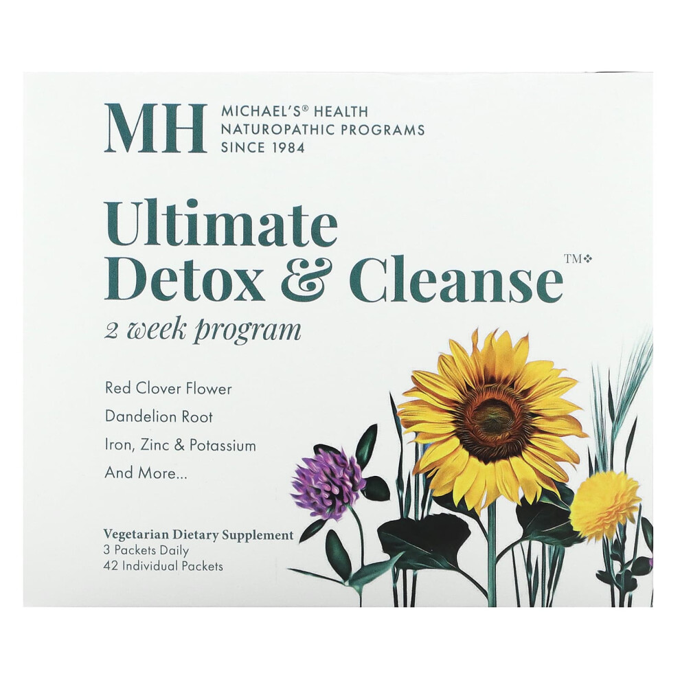 Michael's Naturopathic Red Michael's Health, Ultimate Detox & Cleanse, 42 Individual Packets
