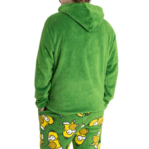 The Simpsons (M, Green) The Simpsons Mens Homer Simpson Long Pyjama Set 1