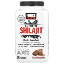 Force Factor, Supreme Shilajit, Smoked Old Fashioned, 60 Soft Chews