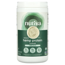 Nutiva, Proteina de cânepă Organică, Plus Fibre, 1 lb (454 g)