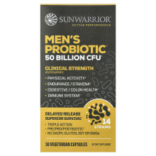Sunwarrior, Mannen Probiotica, 30 Vegetarische Kapsules