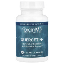 BrainMD, Quercetine+, 60 Vegan Capsules (250 mg per Capsule)