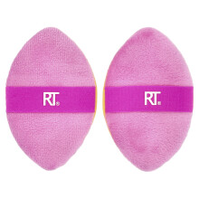 Real Techniques, Milagre 2-em-1 Powder Puff Duo, 2 Pack