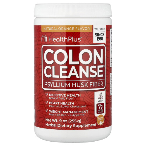 Health Plus, Κολωνική Καθάριση, Φυσική Πορτοκαλί, 9 oz (255 g)