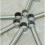 Stainless Steel Wardrobe Pipe Ceiling Mount Bracket Shower Rod Holder 3