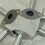Stainless Steel Wardrobe Pipe Ceiling Mount Bracket Shower Rod Holder 5