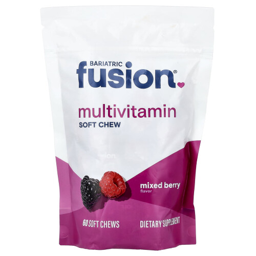 Bariatric Fusion, Πολυβιταμίνη Σκληρό Χάδι, Μικτά Φρούτα, 60 Σκληρά Χάδια