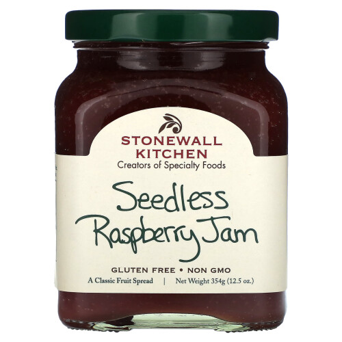 Stonewall Kitchen, Seedless Raspberry Jam, 12,5 oz (354 g)