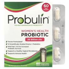 Probulin, Probiotico di Salute Femminile, 20 Miliardi CFU, 60 Capsule