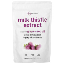 Micro Ingredients, Milchdistel-Extrakt, 360 Weichgel (100 mg pro Weichgel)