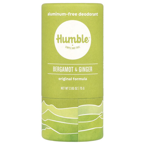 Humble Brands, Αλουμίνιο-Μη Ελεύθερη Δοροδάντηση, Βεργάμπος & Ginger, 2.65 oz (75 g)