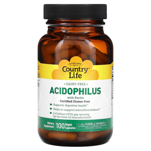 Χώρα Ζωή, Acidophilus με Πεκτίνη, 100 Βεγανικά Capsules
