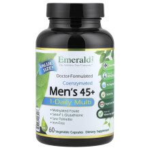 Emerald Laboratories, Coenzymowane Multi Dzienne dla Mężczyzn 45+, 60 wegetariańskich kapsułek