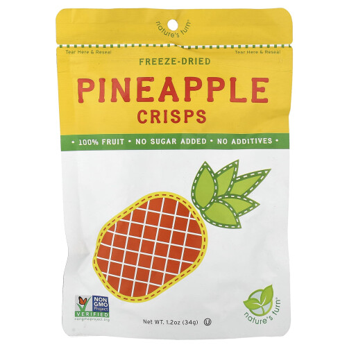 Nature's Turn, Crispas de Abacate Congelado, 1,2 oz (34 g)