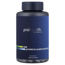 ProHealth Longevity, HMB B-Hydroxy-B-Metyylibutyraatti, 180 Pillereitä
