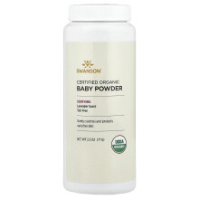 Swanson, zertifizierte Bio-Baby-Puder, Lavendel, 2,5 oz (71 g)