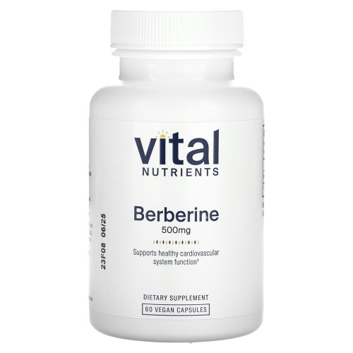 Vital Nutrients Vital Nutrients, Βερβέρινη, 500 mg, 60 Βηγανικά Φύλλα