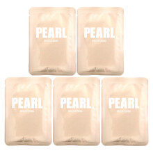 Lapcos, Pearl Beauty Sheet Mask Set, Brightening, 5 Sheets, 0,81 fl oz (24 ml) Kummallinen