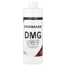 Kirkman Labs, DMG Líquido, Fresa Natural, 16 fl oz (473 ml)