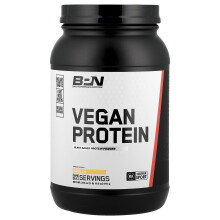 BPN, Protein Vegan, Pudra de Protein bazată pe Plante, Vanilie, 1 lb (810 g)