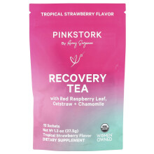 Pink Stork, Rekonvalescentný Čaj, Tropický Štetka, 15 Sachetov, 1,3 oz (37,5 g)