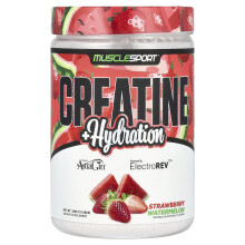 MuscleSport, Creatine + Hydratatie, Watermeloen, 10.58 oz (300 g)