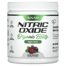 Snap Supplements, Nitro oxid, Organický řepa, Jablko, 8,8 oz (250 g)