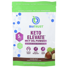BioTRUST, Keto Elevate, C8 MCT Olie Poeder, Hazelnoot, 6.7 oz (190 g)