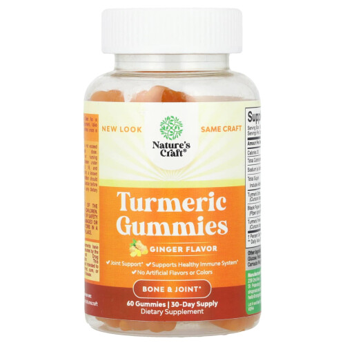 Turmeric Gomas, Jengibre, 60 Gomas