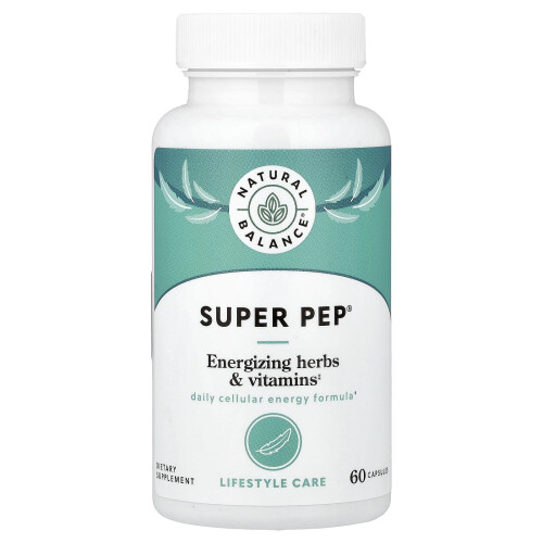 Natural Balance, Super Pep, Erebi și Vitamine, 60 Capsule