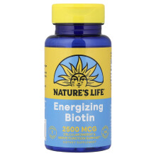 Nature's Life, Biotine, 2.500 mcg, 100 Vegetarische Capsules