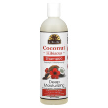 Okay Pure Naturals, Kokosnoot Hibiscus, Diepe Vochtinbrengende, Shampoo, 12 fl oz (355 ml)
