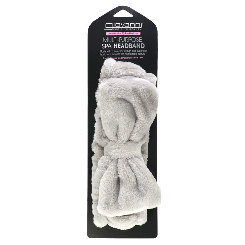 Giovanni Giovanni, Multi-Doel  Spa Headband, Grijs, 1 Headband
