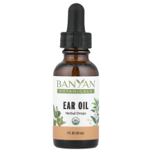 Aceite para las Orejas Herbal de Banyan Botanicals, 1 fl oz (30 ml)